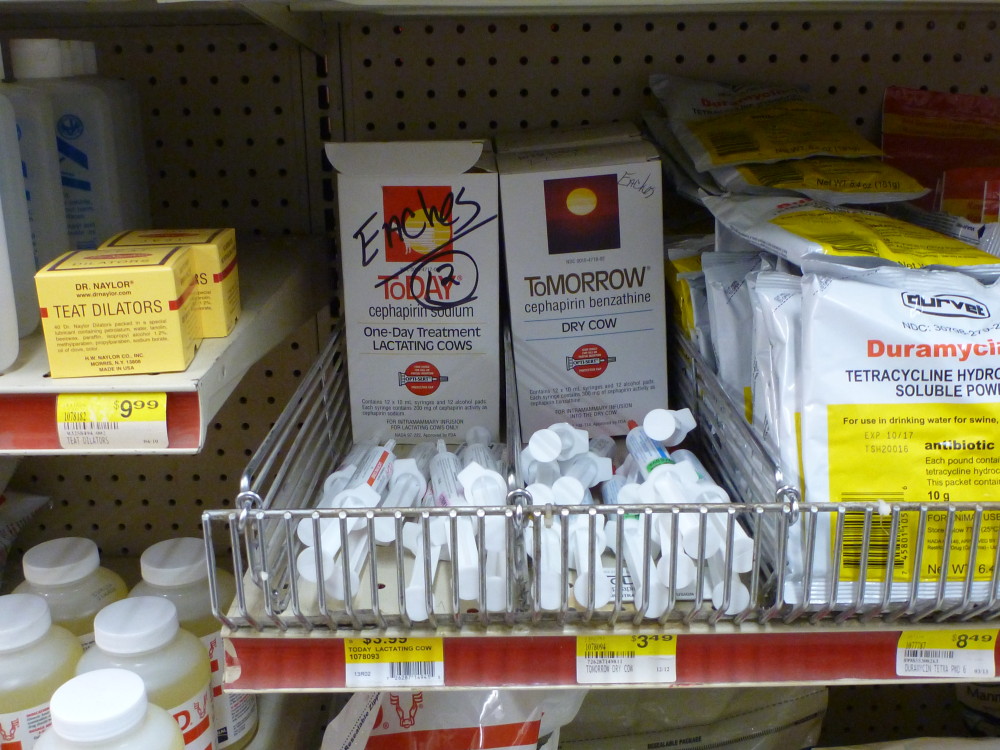 Antibiotikahaltige Medikamente im Landhandel (USA)