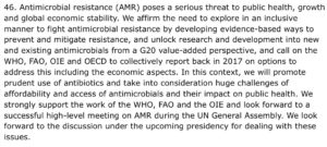 Im Wortlaut: Beschluss der G20-Staaten zu "Antimikrobiellen Resistenzen". (Quelle: EU)